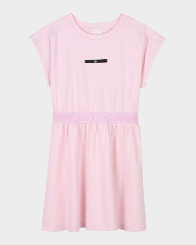 Girl's Logo Waistband Dress, Size 8-